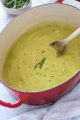 Creamy Asparagus Leek Soup