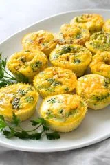 Mini Crustless Broccoli Quiche