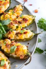 Corn Dip Stuffed Jalapeños