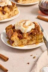 Overnight Eggnog French Toast Casserole