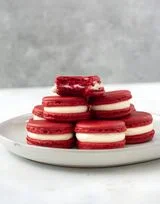 Red Velvet Macarons