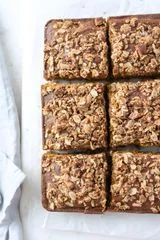 Pumpkin Coffee Cake with Oat Pecan Streusel