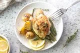 Sheet Pan Chicken Thighs with Potatoes and Green Beans