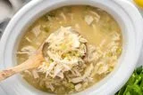 Slow Cooker Greek Lemon Chicken Soup