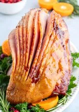 Slow Cooker Ham with Maple Glaze