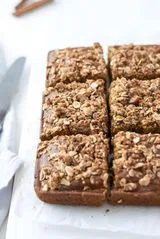 Pumpkin Coffee Cake with Oat Pecan Streusel