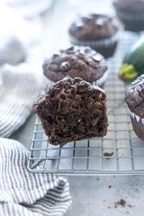Healthy Chocolate Zucchini Muffins