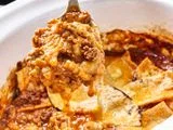 Slow Cooker Beef Enchilada Casserole