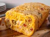 Ham and Cheddar Quick Bread