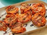 Mediterranean Smashed Sweet Potatoes