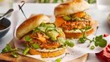 Vietnamese-style tofu burger
