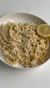 Creamy Lemon Fusilli Lunghi Pasta