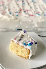 Homemade Vanilla Sheet Cake