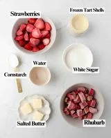 Strawberry Rhubarb Tarts
