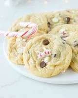 Peppermint Chocolate Chip Cookies