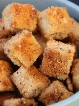Cacio e Pepe Tofu Bites
