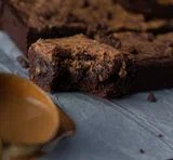 Brown Butter Brownies with Peanut Butter