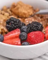 Chocolate Cottage Cheese Breakfast Bowl