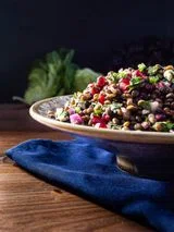 Lentil Salad with Feta and Pomegranate