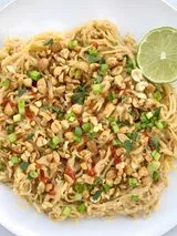 Spaghetti Squash with Peanut Sauce