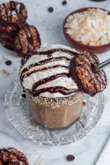 Iced Samoa Cookie Latte