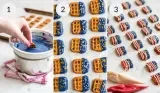 Patriotic Pretzels Covered with Chocolate