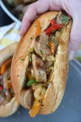 Sausage and Peppers Sandwich