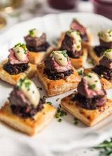 Beef Wellington Bites with Dijon Sauce