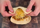 High Protein Cheesy Beef & Salsa Verde Burrito Meal Prep
