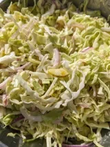 BBQ Chicken Sandwich with Dill Pickle Slaw (Slow Cooker)