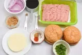 Grilled Turkey Burgers with Pickled Onions