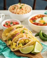Egg and Sausage Tacos