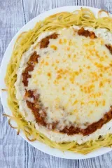 Vegetarian Spaghetti Pie