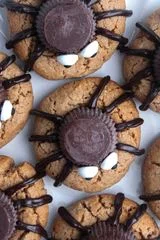 Peanut Butter Spider Cookies (Vegan, Gluten Free)