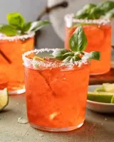 Strawberry Basil Margarita