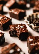 Chewy Triple Chocolate Brownies