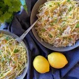 Pacific Razor Clams with Spaghetti