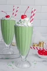 Healthy Vegan Shamrock Shake
