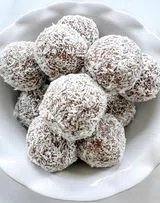 Coconut Date Bliss Balls with Dates