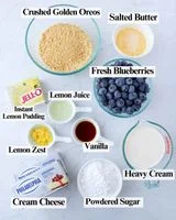 No-Bake Blueberry Lemon Cheesecake