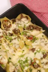 Philly Cheesesteak Stuffed Shells