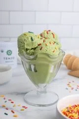 No Churn Dairy Free Matcha Ice Cream