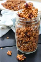 Homemade Cranberry Orange Almond Granola