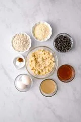 Banana Tahini Chocolate Chip Muffins