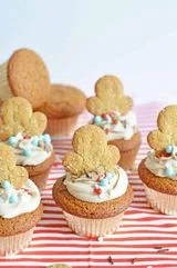 Gingerbread Man Cupcakes
