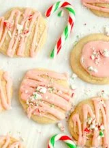 Soft Peppermint Sugar Cookies