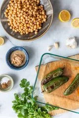 Cilantro Jalapeno Hummus