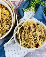 Quick Roast Pork Chow Mein