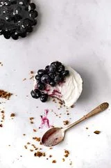 Mini Blueberry Cream Cheese Chantilly Tarts