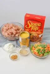 Chicken and Stuffing Casserole